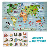 TD® Puzzle en papier bricolage fait main créatif enfants éducation précoce animal de dessin animé éducatif puzzle en trois dimension