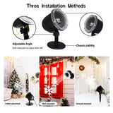 TD® LED noël flocon de neige projecteur lumière dynamique flocon de neige motif lumière jardin pelouse atmosphère décoration de noël