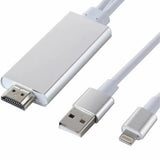 TD® Adaptateur HDMI Résolution HD TV USB Câble IPhone 7 Plus/7/6 Plus/6S/6/5S/5C/5/IPad Air To HDMI Adaptateur Câble Périphériques