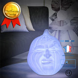 TD® Lampe Citrouille 3D LED/ Lanterne Citrouille Chevet Nuit Table Veilleuse de bureau coloré Halloween Décoration cadeau