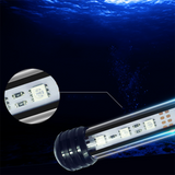 INN® Lumière à bulles pour aquarium Lumière à LED pour aquarium Lumière plongée pour aquarium Éclairage étanche à l'eau Lumière colo