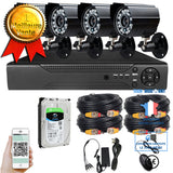 TD® HD AHD DVR Kit caméra filaire ensemble enregistreur vidéo de Surveillance étanche avec disque dur 1 To
