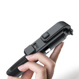 TD® Perche à selfie, artefact selfie multifonction pour téléphone portable, télécommande Bluetooth, lumière de remplissage pour trép