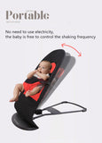 TD® Chaise à bascule allaitement enfant bébé confort sommeil fauteuil balançoire tabouret antidérapant l'hiver et l'été multifonctio