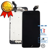 TD® Ecran iPhone 6S Noir Complet TEENO + Outils Bouton Home Écouteur Interne Caméra+Verre Trempé