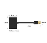 INN® Câble adaptateur haute définition USB 3.0 vers HD VGA Station d'accueil deux-en-un USB 3.0 avec adaptateur pour écran partagé