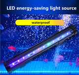 TD® Décoration LED à Bulles Lumières colorées avec télécommande pour Aquarium/ Lampe Décorative Changement de couleur LED