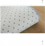 TD® NAZAR TRELLIS Tapis de salon Shaggy - Style berbère - 160 x 220 cm - Crème et marron