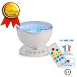 TD® Projecteur Lumières Ciel étoiles Lampe Veilleuse LED Décoration Chambre Enfant Blanc