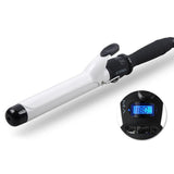 TD® Contrôle de la température fer à friser grand volume 38mm céramique fer à friser bleu affichage LCD chauffage rapide