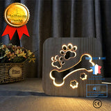 TD® LAMPE A POSER Mixte - Lampe de bureau créative Veilleuse 3D Lumière LED - jaune ZYue™