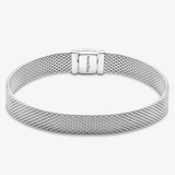 TD® S925 bracelet en argent sterling femmes simple chaîne de montre en zircon série R brillant chaîne boucle chaîne anneau ins style