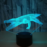 TD® Veilleuse 3D Crocodile