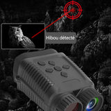 TD® Jumelles de vision nocturne portables pour l'extérieur binoculaire infrarouge full black HD appareil de vision nocturne numériqu