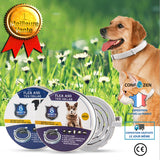 Collier anti-insectes pour petits et moyens chats et chiens Collier anti-moustique et anti-puces réglable pour les chiens
