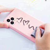 TD® Étui pour téléphone portable en silicone liquide à trou fin iPhone12 Housse de protection tout compris pour la peau