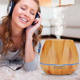 TD® Diffuseur d'arôme de grain de bois de diamant diffuseur d'huile essentielle diffuseur d'arôme d'intérieur humidificateur
