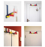 Patères Pas de crochets perforés derrière la porte Nordique Pas de crochets à clous Crochets en rangée sur la porte Patères s