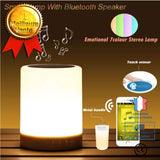 INN® Lumière de haut-parleur Bluetooth sans fil, touche créative, gradation de la lumière de nuit colorée