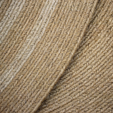 TD® Tapis rond en jute naturel tissé à la paille à la main
