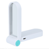 TD® Lampe de miroir rechargeable USB pliable pour petit livre à LED
