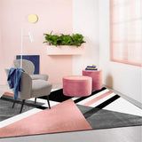 TD® Européen moderne Tapis de salon - Madrid style scandinave - 120x160cm -Rose