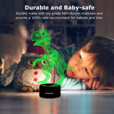 TD® Lampe 3D dinosaure coloré tactile interrupteur veilleuse lumière bleue alimentation USB pour les, enfants chambre accessoire LED
