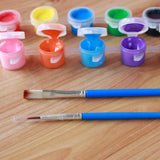 Coloriage tirelire peint poupée en plâtre poupée coloriage tirelire blanc embryon bricolage graffiti fait à la main jouet