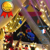 TD® Guirlande Lumineuse LED de Noël Fleur de neige Blanc Chaud Éclairage Lumières Décoratives pour Fête Noël Nouvel an 3M 20LED