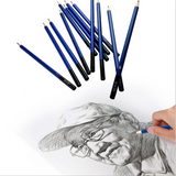 12 pièces de crayon de croquis ensemble de crayons de croquis fournitures d'art ensemble de stylos de peinture crayon de boît