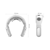 TD® ventilateur de cou suspendu pliant usb ventilateur de cou suspendu de refroidissement portable sans lame à vent élevé extérieur
