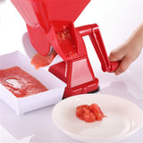 TD® Presse-agrumes presser le jus de tomate base fixe à manivelle machine à tomates cuisine gadgets quotidiens broyeur de légumes