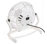 INN® Mini ventilateur de bureau USB petit refroidissement silencieux de table portables alimentés par USB Blanc