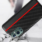 TD® Convient pour OnePlus9Pro coque de téléphone portable coque de protection en fibre de carbone housse de protection anti-chute