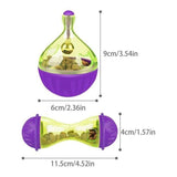 2Pcs Balle Gamelles Distributeurs d'aliment Chien Chat