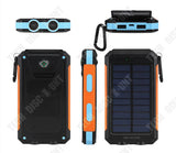 TD® batterie externe solaire haute capacité etanche 8000mAh iphone chargeur portable de secours samsung powerbank telephone waterpro