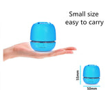 TD® mini enceinte Bluetooth haut parleur portable ventouse waterproof étanche haute puissance connexion sans fil petit bleu mignon