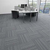 TD® Bureau immeuble de bureaux société salle de billard pvc bas carré plein de tapis simple 8 pièces