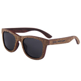 TD® Lunettes de soleil polarisées Européennes et américaines peau liège ébène sandwich hommes et femmes mode lunettes de soleil en b