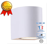 TD® Searchlight 8436 - G9 BLANC COURBE CYLINDRE PLASTER MURALE