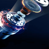 TD® Ventilateur de circulation d'air vertical à trois vitesses domestique du sol au plafond convection silencieuse de la tête