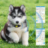 TD® Localisateur de suivi GPS traqueur de chat et de chien traqueur de localisation anti-perte de clôture pour animaux de compagnie