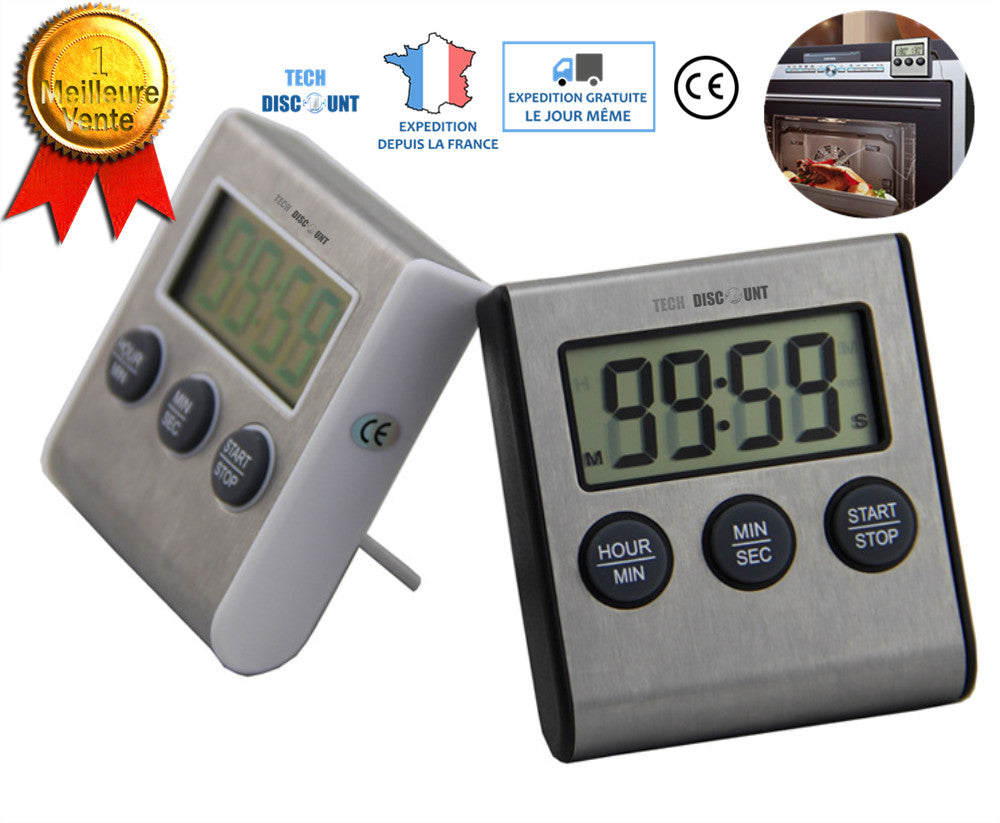 TD® minuteur de cuisine magnétique chronometre numérique originale