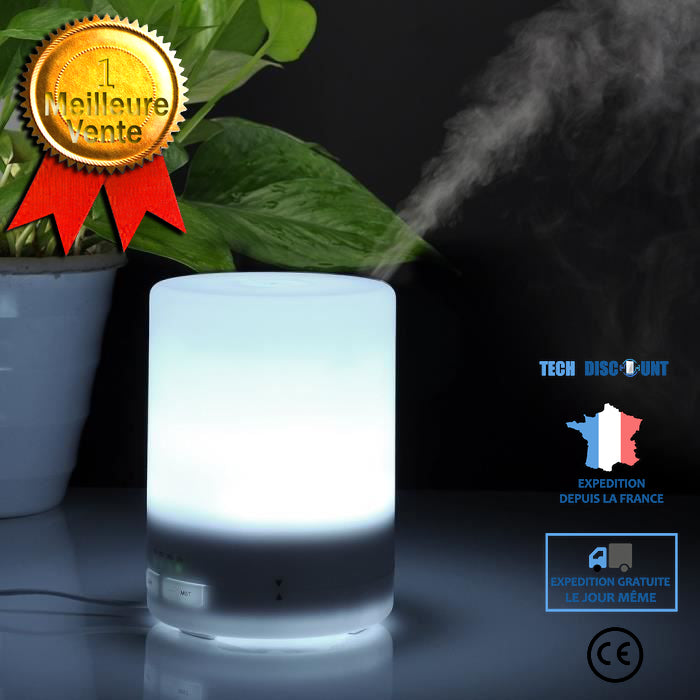 Humidificateur D'huiles Essentielles De 450 Ml Avec 7 Lumières LED De Couleur, Diffuseur D Essentielles Et Humidificateur 90968523 Humidificateur D'huiles Essentielles De 450 Ml Avec 7 Lumières LED De Couleur, Diffuseur D Essentielles Et Humidificateur 90968523