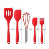 TD® Ustensiles de cuisine en silicone de qualité alimentaire 10 pièces