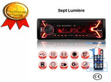 TD® Autoradio de Voiture Bluetooth MP3 Lecteur WMA / WAV / FM / AUX / Carte TF / USB Lecteur Écran Support Lumière Colorée