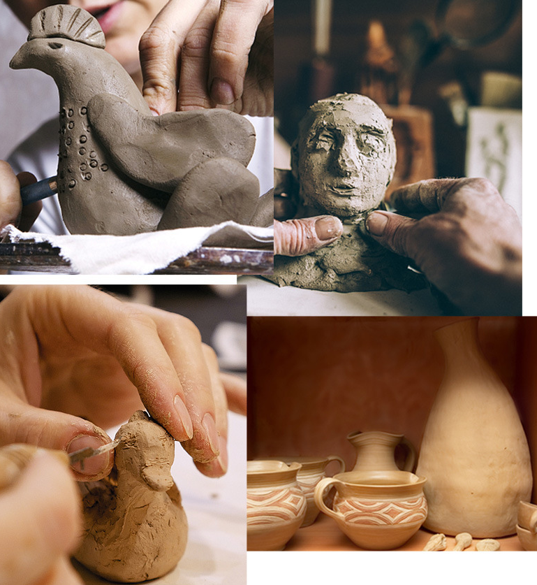 Outils de sculpture en argile de poterie, Kit d'outils de
