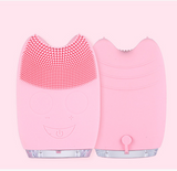 TD®  Nouvelle vente imperméable à l'eau Mini brosse de nettoyage du visage électrique Machine de Massage Silicone dispositifs