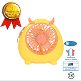 INN® Petit ventilateur USB chargeant créatif portable en plein air porte-clés dessin animé mignon mini ventilateur électrique portab