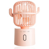 TD® Cactus secouant la tête petit ventilateur charge usb ordinateur de poche mini bureau portable secouant la tête petit ventilateur